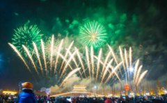 电子礼花燃放图片